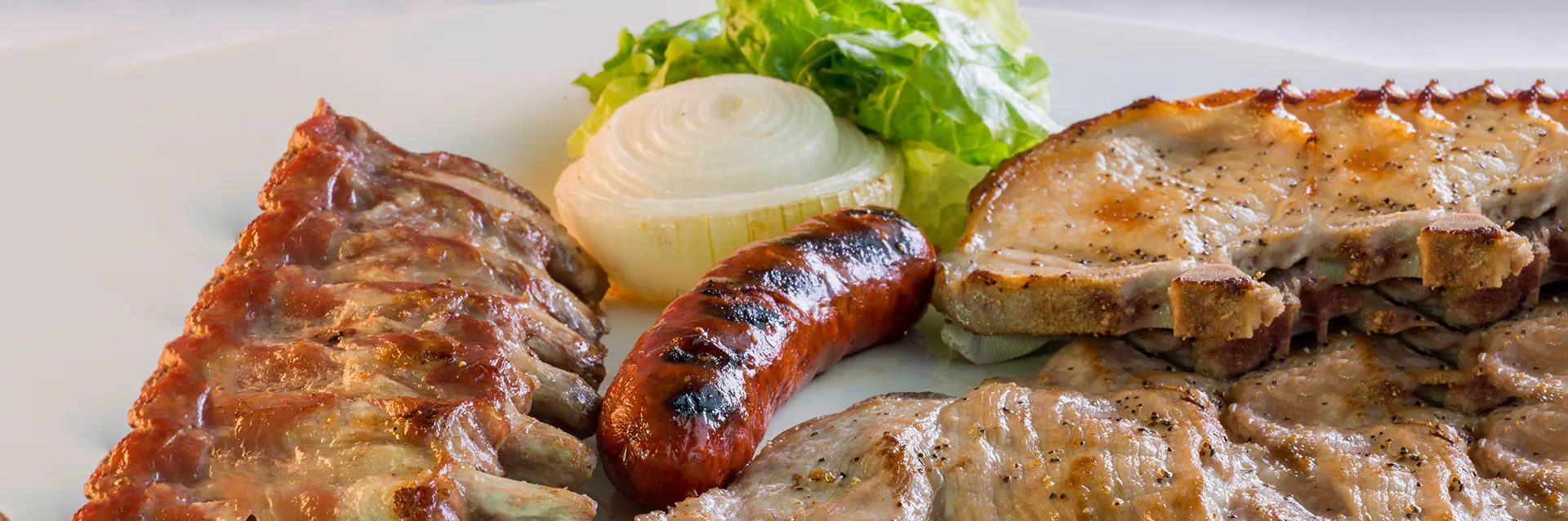 Parrillada mixta, un pequeño bufet