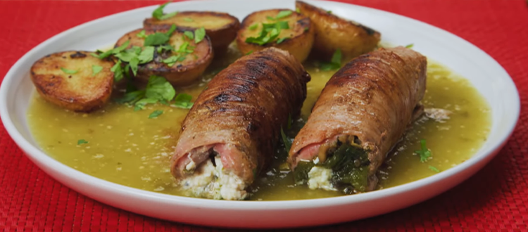 Rollitos de sábana de res