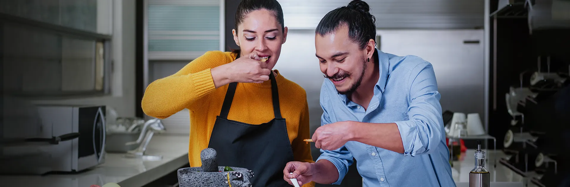 Beneficios de cocinar en pareja